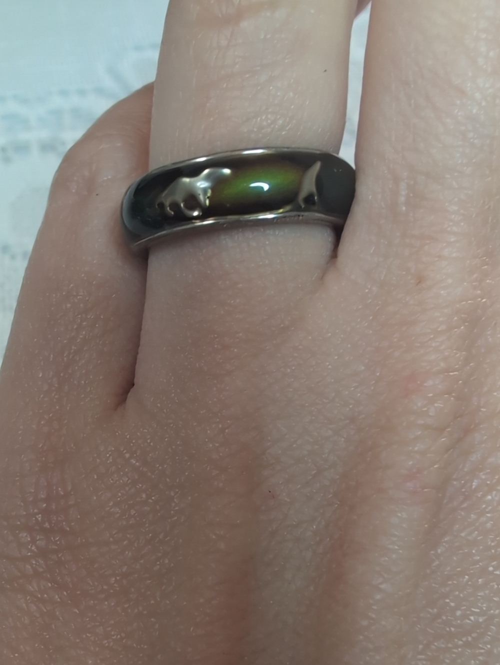 Dinosaur Mood Ring Size 7